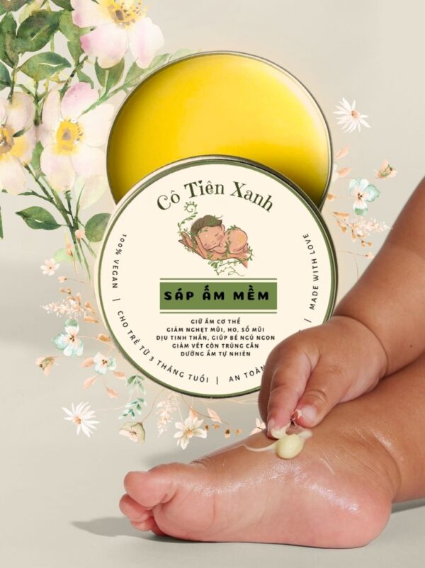 💛 SÁP ẤM MỀM - Sáp ấm cho bé từ 3 tháng tuổi - Hộp 20gr